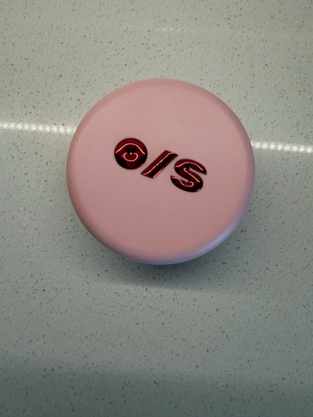 ONE/SIZE Pink Setting Powder Compact with Rose Metallic Logo